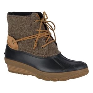 Sperry Top-Sider  Brown Saltwater Wool Duck Boot
